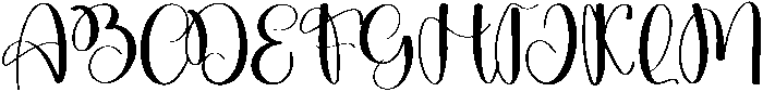 Butterfly Regular otf (400) Font UPPERCASE