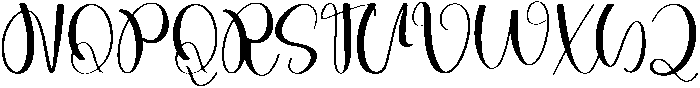 Butterfly Regular otf (400) Font UPPERCASE