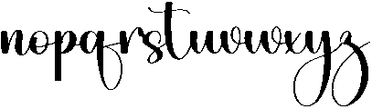 Butterfly Regular otf (400) Font LOWERCASE