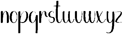 Butterfly Regular otf (400) Font LOWERCASE