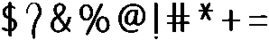 Butterfly Regular otf (400) Font OTHER CHARS