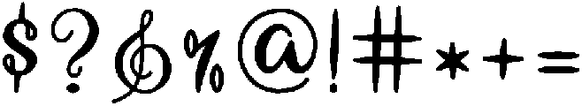 Butterfly Regular otf (400) Font OTHER CHARS