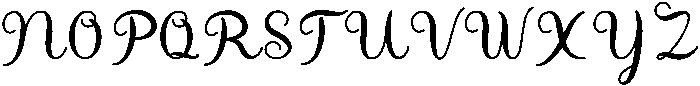 Butterfly Regular otf (400) Font UPPERCASE