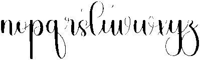 Butterfly Regular otf (400) Font LOWERCASE