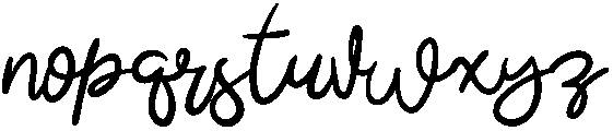 Butterfly Regular otf (400) Font LOWERCASE