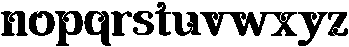 Butterfly Regular otf (400) Font LOWERCASE
