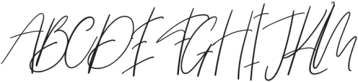 Butterfly Signature Regular otf (400) Font UPPERCASE