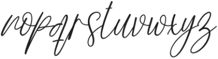Butterfly Signature Regular otf (400) Font LOWERCASE