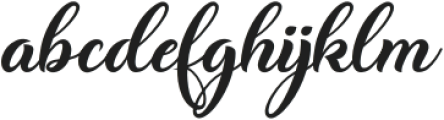 Butterfly Wish Regular otf (400) Font LOWERCASE