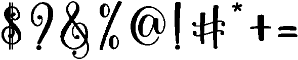 Butterfly otf (400) Font OTHER CHARS