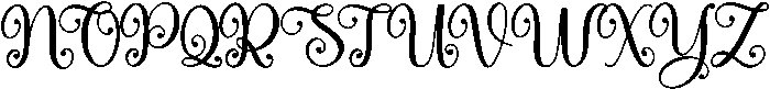 Butterfly otf (400) Font UPPERCASE