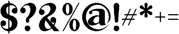 Butterfly otf (400) Font OTHER CHARS