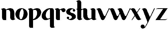 Butterfly otf (400) Font LOWERCASE