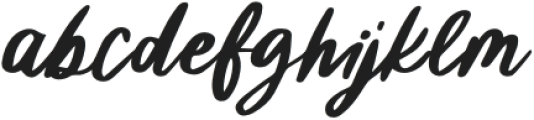 ButterflyKisses-Regular otf (400) Font LOWERCASE