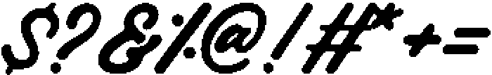 Butterine Regular otf (400) Font OTHER CHARS