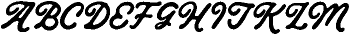 Butterine Regular otf (400) Font UPPERCASE