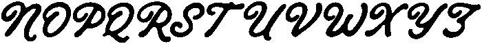 Butterine Regular otf (400) Font UPPERCASE