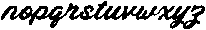 Butterine Regular otf (400) Font LOWERCASE