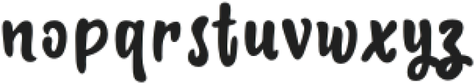 Buttersalt Regular otf (400) Font LOWERCASE