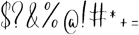 Butterscotch otf (400) Font OTHER CHARS