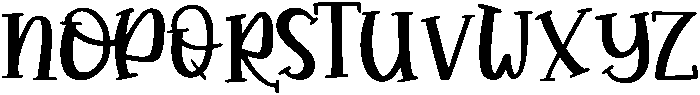 Buttery otf (400) Font LOWERCASE