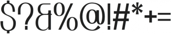Buvica Regular otf (400) Font OTHER CHARS