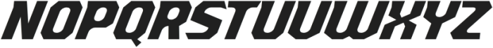 Buzer Rock Italic Italic otf (400) Font UPPERCASE