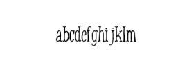 Buckley Font LOWERCASE