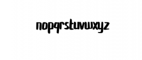 Buggiel.ttf Font LOWERCASE