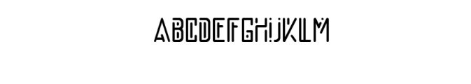 BuickFont.otf Font UPPERCASE