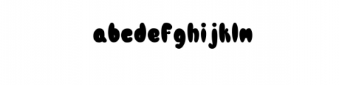 Bulp shadow.ttf Font LOWERCASE