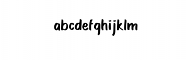 Bunbun.ttf Font LOWERCASE