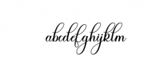 Bungloneotf Font LOWERCASE