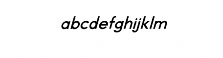 Burgela-Italic.ttf Font LOWERCASE