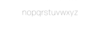 Burnarby-Thin.otf Font LOWERCASE