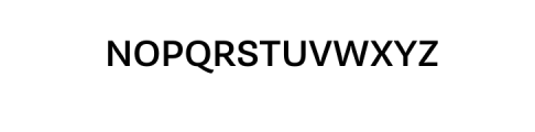 Burnard Sans Medium.otf Font UPPERCASE