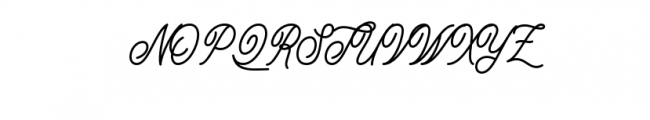 Buryland Script Regular.otf Font UPPERCASE