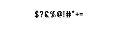 Buryland Serif Stamped.otf Font OTHER CHARS