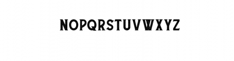 Buryland Serif Stamped.otf Font LOWERCASE