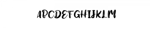 Butteffie.ttf Font UPPERCASE