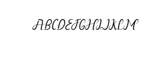 Butterfly.otf Font UPPERCASE