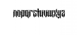 Buyanbengak Typeface Font LOWERCASE