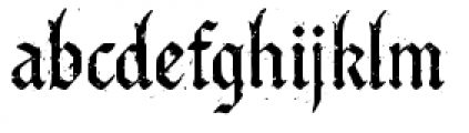 Bucanera Antiqued Regular Font LOWERCASE