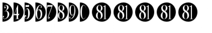 Bullet Numbers Cond Neg Font LOWERCASE