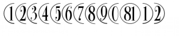 Bullet Numbers Cond Pos Font LOWERCASE