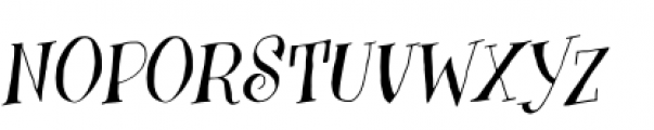 Busker Italic Font UPPERCASE