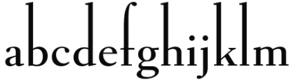 Buslingthorpe Regular Font LOWERCASE