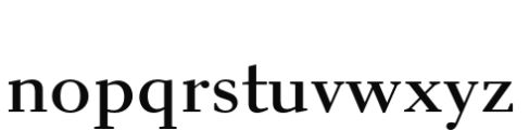 Buslingthorpe Small Caps Font LOWERCASE