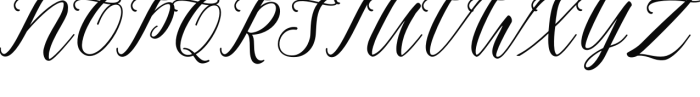 Butterflies Script Regular Font UPPERCASE