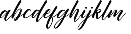 Butterflies Script Regular Font LOWERCASE